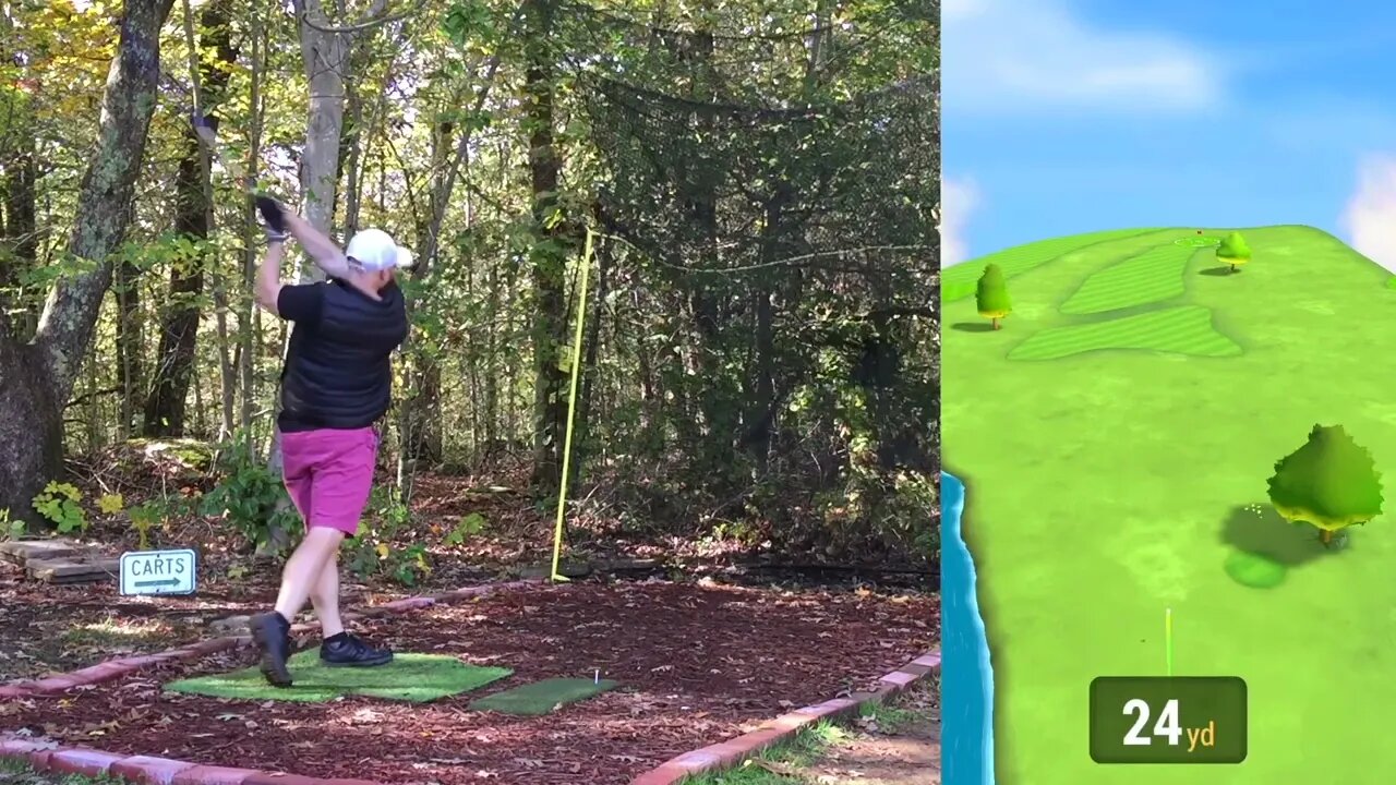 Mulranny Golf Club - 9 Hole Sim Course Vlog on Garmin Approach R10 Launch Monitor Simulator #top50