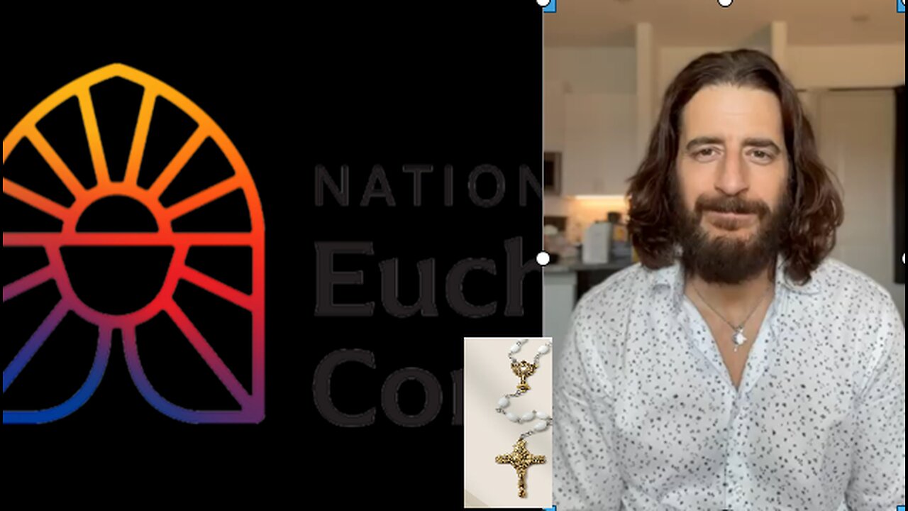 Jonathan Roumie ask those that cant be at The National Eucharistic Congress to support him in prayer