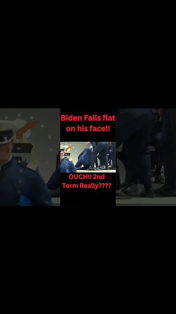 Biden Falls flat on his face OUCH!! 2nd Term?? #biden #shortsvideo #shorts #shortsfeed