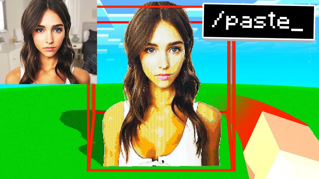 I Trolled My Girlfriend With An AUTO Builder Mod.. (Minecraft)
