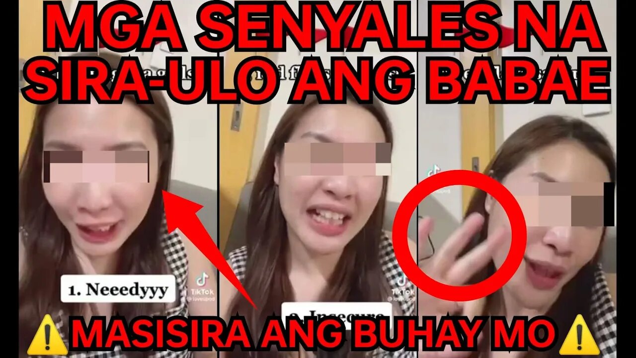 NAKAKATAKOT! SENYALES NA SIRA-ULO ANG BABAE MO