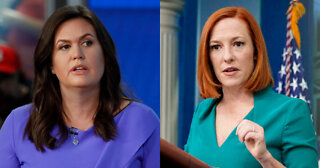 Huckabee Sanders Slams Psaki Over Remarks About Activists Going to Justices' Homes