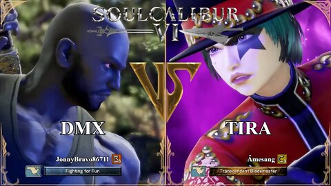 DMX (JonnyBravo86711) VS Tira (Amesang) (SoulCalibur VI — Xbox Series X Ranked)