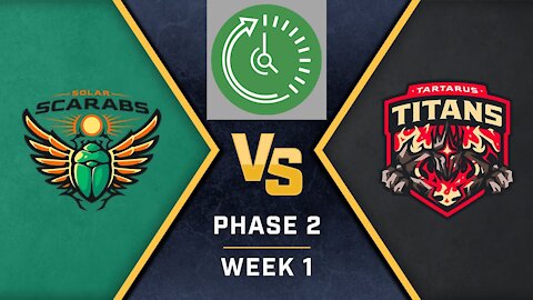 SMITE Pro League Phase 2 Week 1 Solar Scarabs Vs Tartarus Titans (Just the Action)