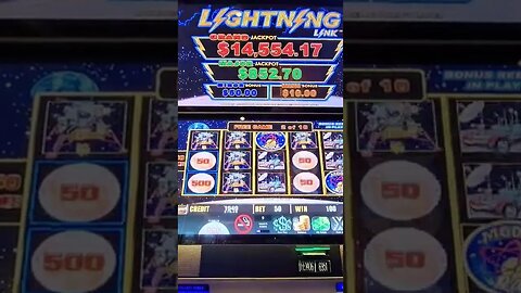 Lightning Link Moon Race $.50 Bonus (Parx Casino) #shorts Loud & Local