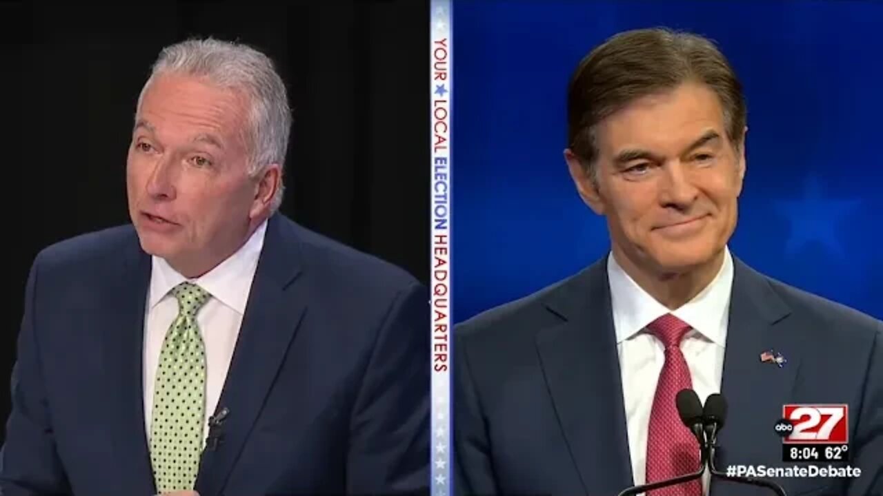 Fetterman v Oz & Hochul v Zeldin Gubernatorial Debates - PA & NY