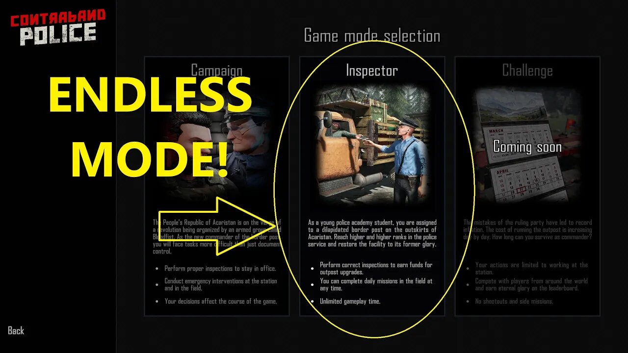 My first look at Contraband Police: Endless Mode!