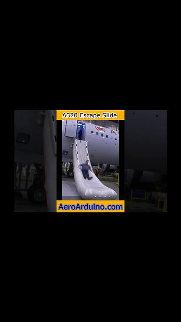A320 Emergency Escape Slide #Aviation #Flying #AeroArduino
