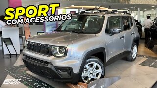 NOVO JEEP RENEGADE SPORT 1.3 TURBO 2022 COM NOVO PREÇO E ACESSÓRIOS DE FÁBRICA