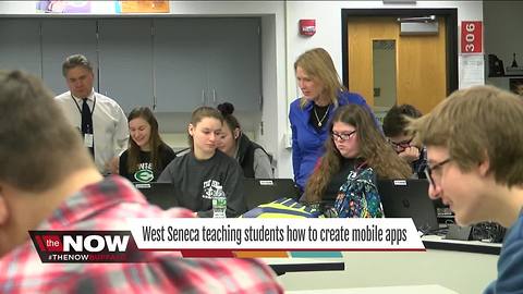 West Seneca Central School District offers app development class