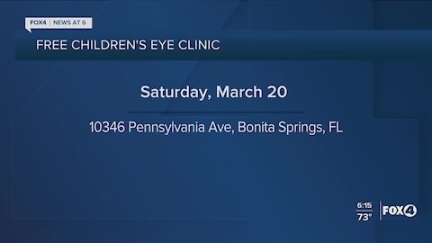 Free children's eye clinic