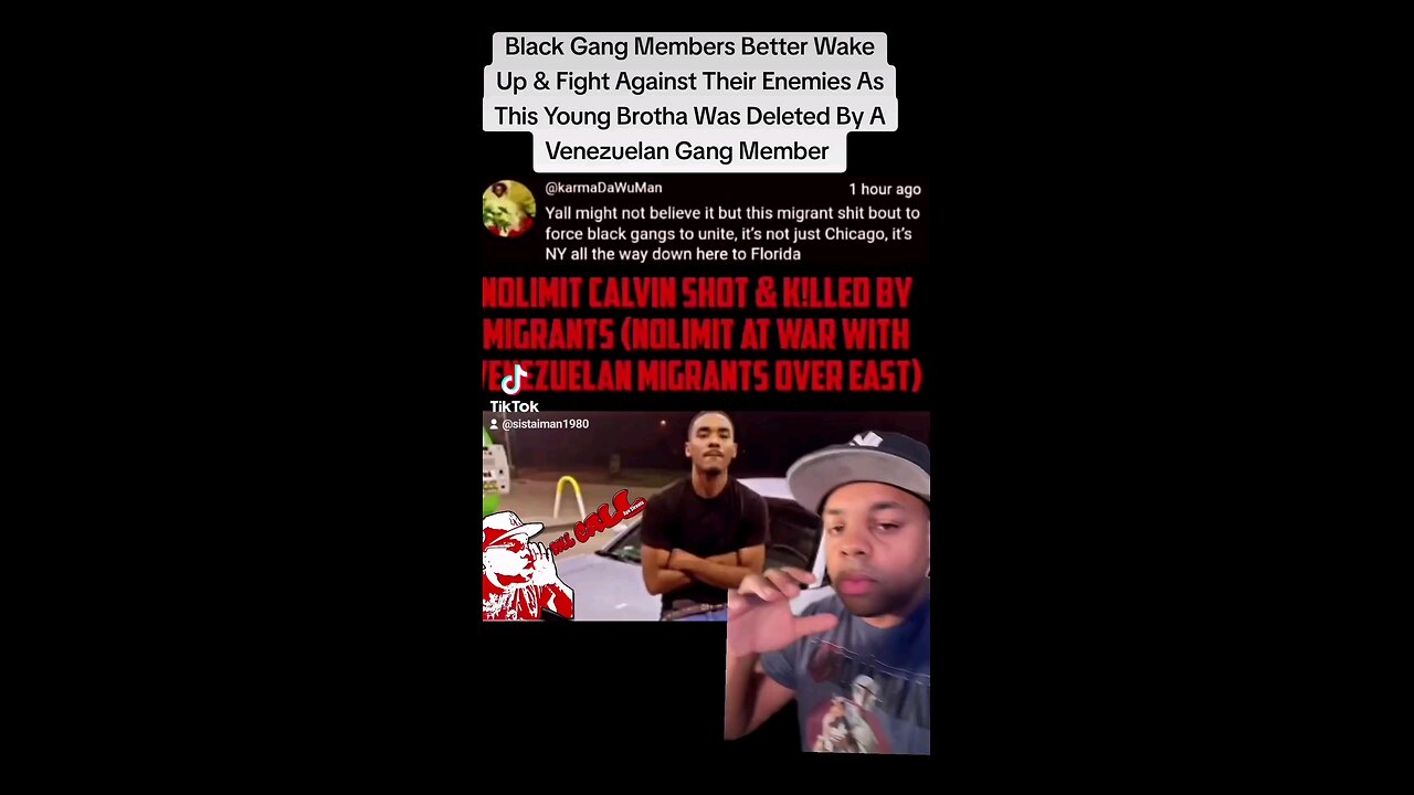 Black Gang Member Deleted By Venezuelan Gang Member