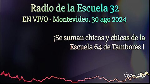 Radio Escuela 32 - Participación de chicos y chicas de la Escuela 64 de Tambores - 30 ago 2024