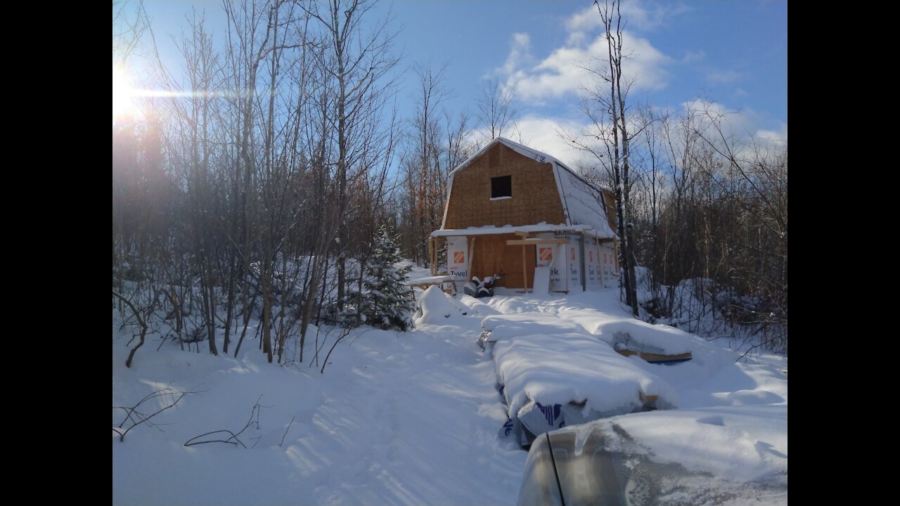 I Git Off Grid Super Barn part 2 of