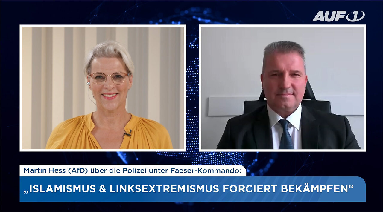 Martin Hess (AfD) zu Extremismus: „Nancy Faeser ist klar auf dem linken Auge blind“