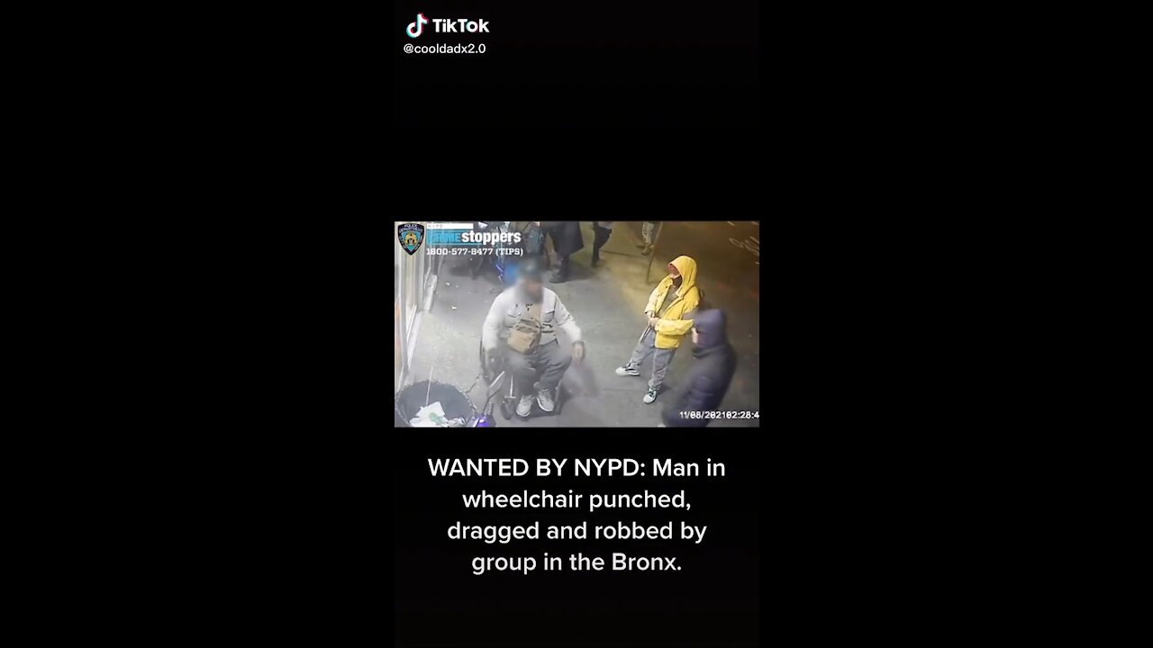 WHEELCHAIR BOUND MAN BEATEN AND ROBBED IN NYC