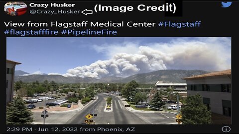 People Urged To Evacuate As Out-Of-Control Wildfire Burns Near Flagstaff