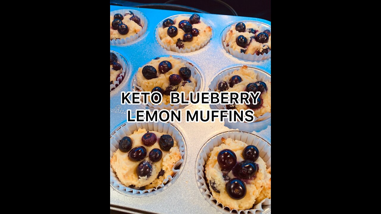 Keto Blueberry Lemon Muffin Recipe