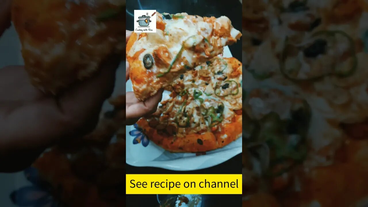 Restaurant Style Pizza Recipe #shorts # youtubeshorts