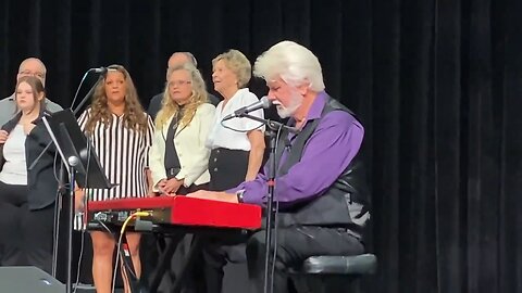 Pastor Bob Joyce singing "Give me Jesus"