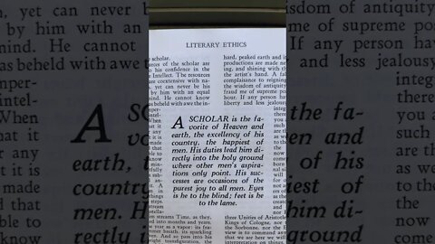 “A SCHOLAR is the favorite of Heaven and earth… the happiest of men.” –Ralph Waldo Emerson