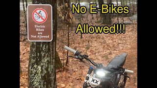 NO Electric Bikes Allowed on my Sur Ron XX Ludicrous