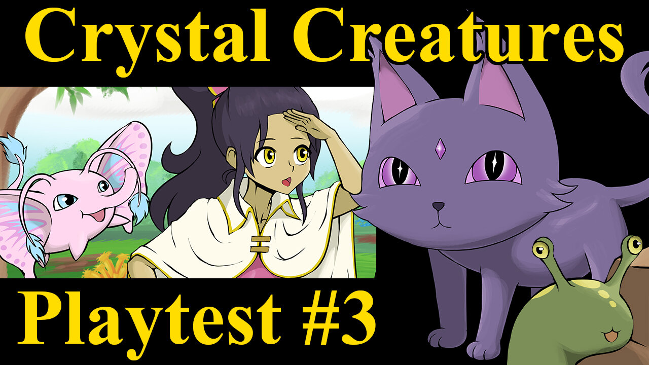 Crystal Creatures Playtest Session 3 (Pokemon-inspired TTRPG)