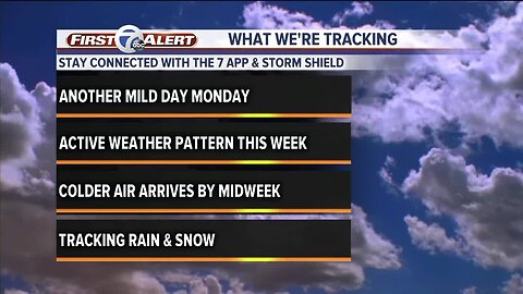 Milder Monday then colder