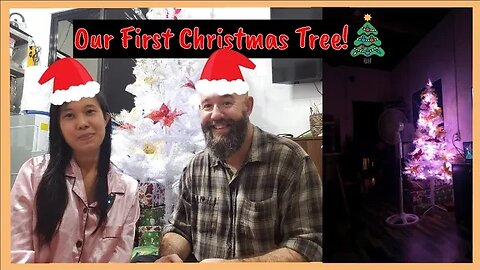 Putting Up Our First Christmas Tree! My Surprise For My Filipina Wife ❤️