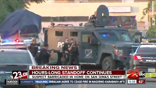 Hours-long standoff with BPD in Central Bakersfield