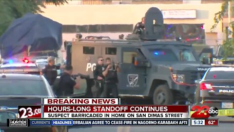 Hours-long standoff with BPD in Central Bakersfield