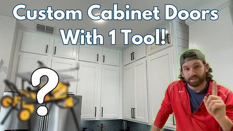 How To Make Cabinet Doors With 1 Tool!!!