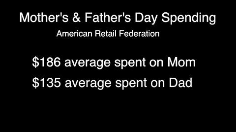 Should Dad's get as much as Mom's on their day?