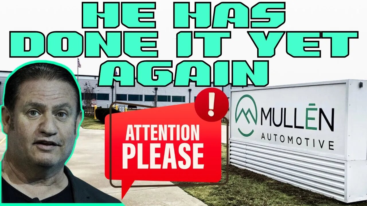 MULN Stock This Sh*t JUST GOT INTERESTING / I Brought This Stock as A Long-Term Investment *BUYALERT