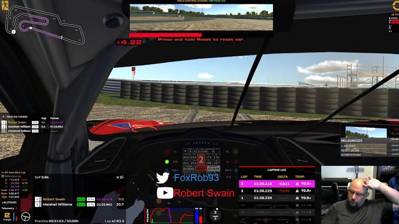 iRacing 22 Season 4 Week 7 GT3 Fixed crashed again