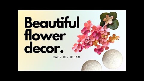 Diy Flowers Decor Idea for your Home