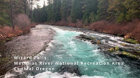 Exploring Turquoise Wizard Falls @ Metolius River National Recreation Area! | Central Oregon | 4K