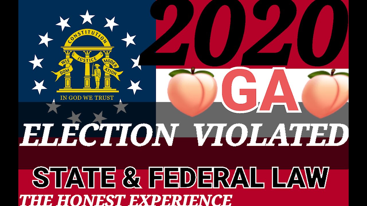 News breaking in GA.Election officials in 75 counties broke state & federal law in 2020 election