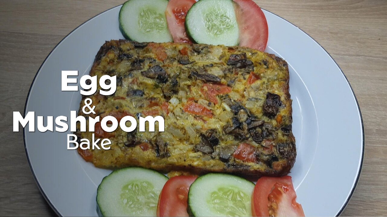 Egg & Mushroom Bake in an Airfry | Easy, Simple and Delicious!