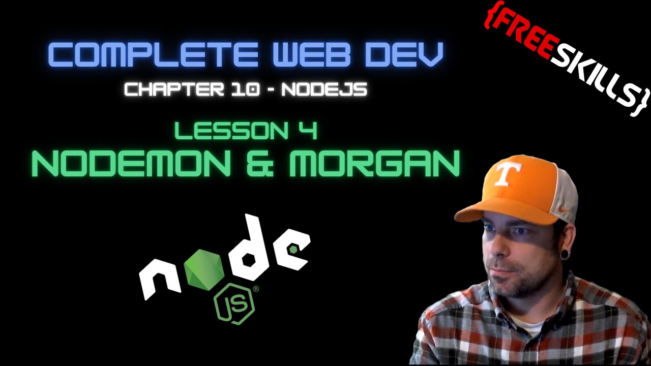 Web Dev 10 - 4 Node.js Nodemon & Error Handling