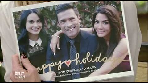 Kelly Features Mark's Riverdale Family on Their Holiday Card