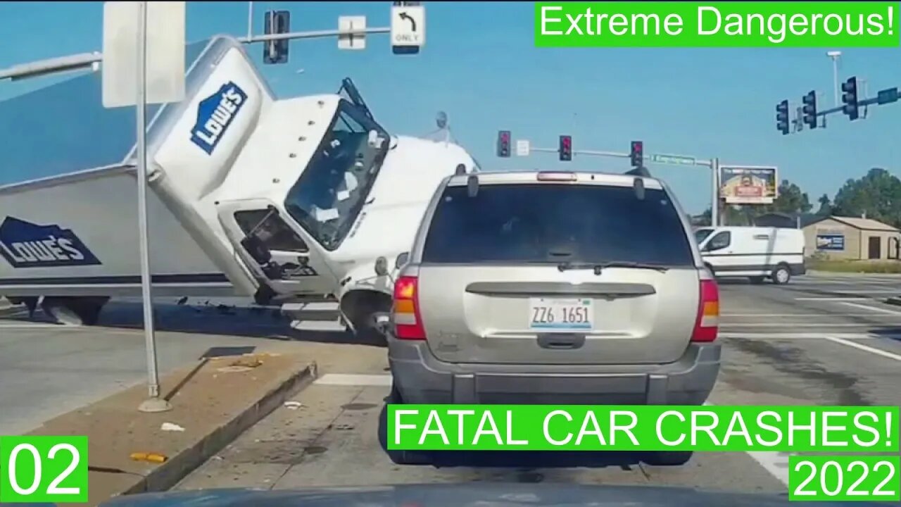 Extreme Dangerous! Fatal car crashes 02- 2022