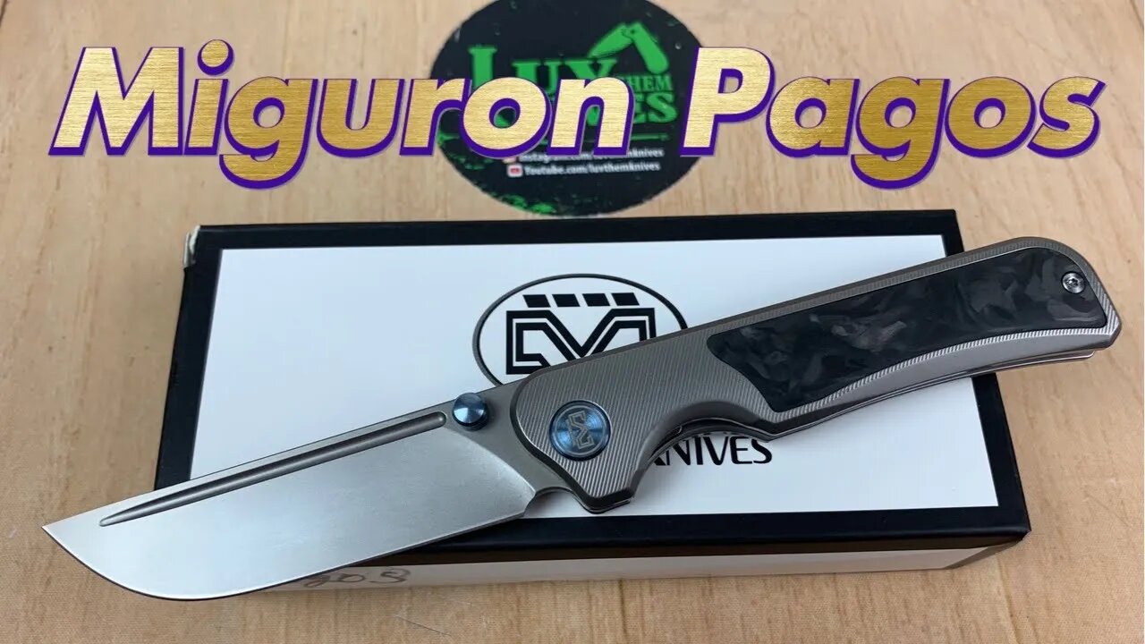 Miguron Pagos / includes disassembly/ classy small gent carry with a solid feel !