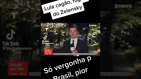 LULA FUGIU DO ZELENSKY. NÃO ERA NUMA MESA DE BAR.