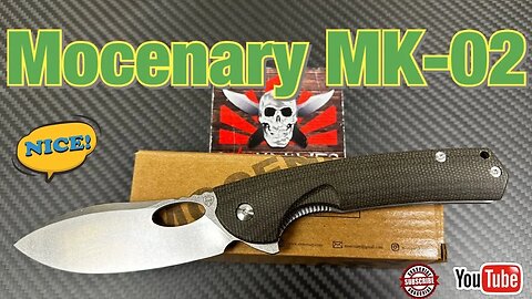 Mocenary MK-02 Rattlesnake Design ! Micarta handle, D2 blade, ceramic bearings under $40 !