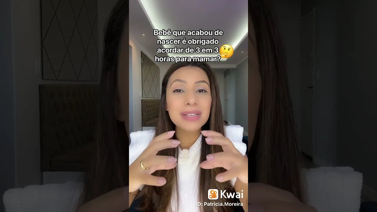 Bebê que acabou de nascer é obrigado acorda lo de três em três horas para mamar