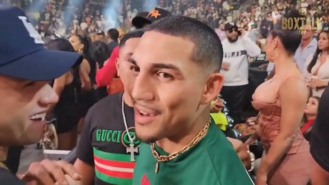 Teofimo Lopez Ringside For Gervonta Davis Post Fight, Wants To Fight Him Next