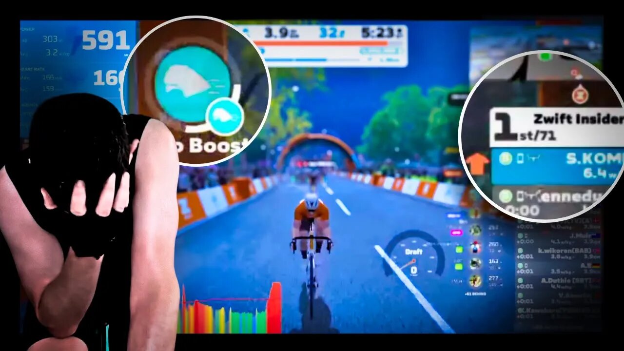 Tiny Zwift Race... BIG EFFORT TO WIN?