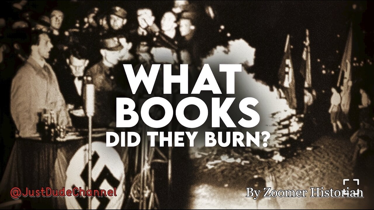 The National Socialist Book Burnings 1933 - The Truth | Zoomer Historian