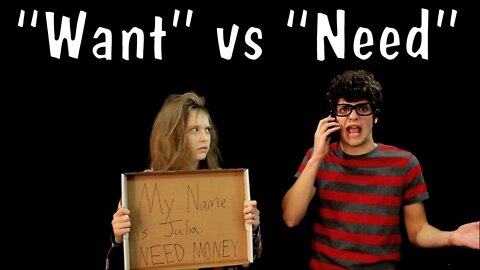 Messy Mondays: "Want" vs. "Need"